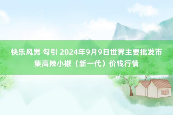 快乐风男 勾引 2024年9月9日世界主要批发市集高辣小椒（新一代）价钱行情