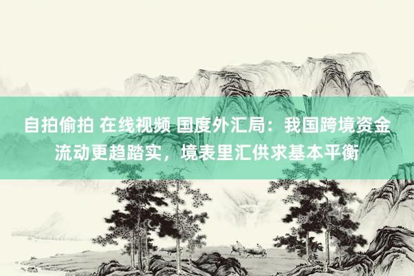 自拍偷拍 在线视频 国度外汇局：我国跨境资金流动更趋踏实，境表里汇供求基本平衡