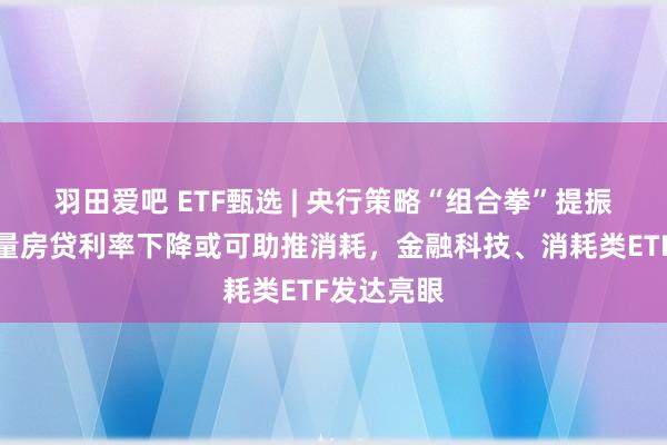 羽田爱吧 ETF甄选 | 央行策略“组合拳”提振阛阓，存量房贷利率下降或可助推消耗，金融科技、消耗类ETF发达亮眼