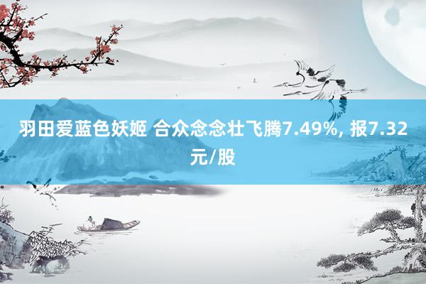 羽田爱蓝色妖姬 合众念念壮飞腾7.49%， 报7.32元/股