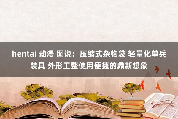 hentai 动漫 图说：压缩式杂物袋 轻量化单兵装具 外形工整使用便捷的鼎新想象