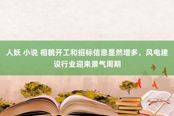 人妖 小说 相貌开工和招标信息显然增多，风电建设行业迎来景气周期