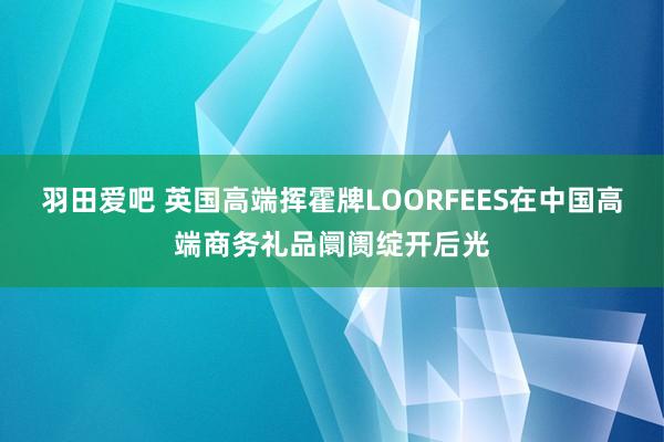 羽田爱吧 英国高端挥霍牌LOORFEES在中国高端商务礼品阛阓绽开后光