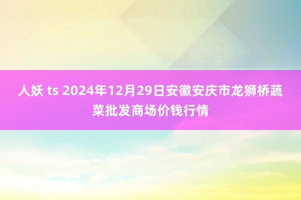 人妖 ts 2024年12月29日安徽安庆市龙狮桥蔬菜批发商场价钱行情