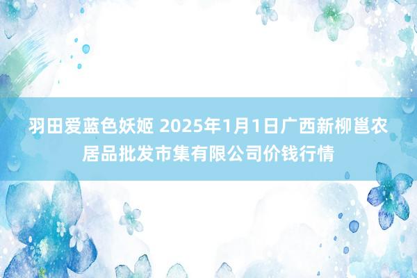 羽田爱蓝色妖姬 2025年1月1日广西新柳邕农居品批发市集有限公司价钱行情